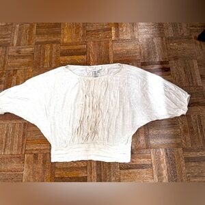 Vintage Max Studio Cream Top Sz S